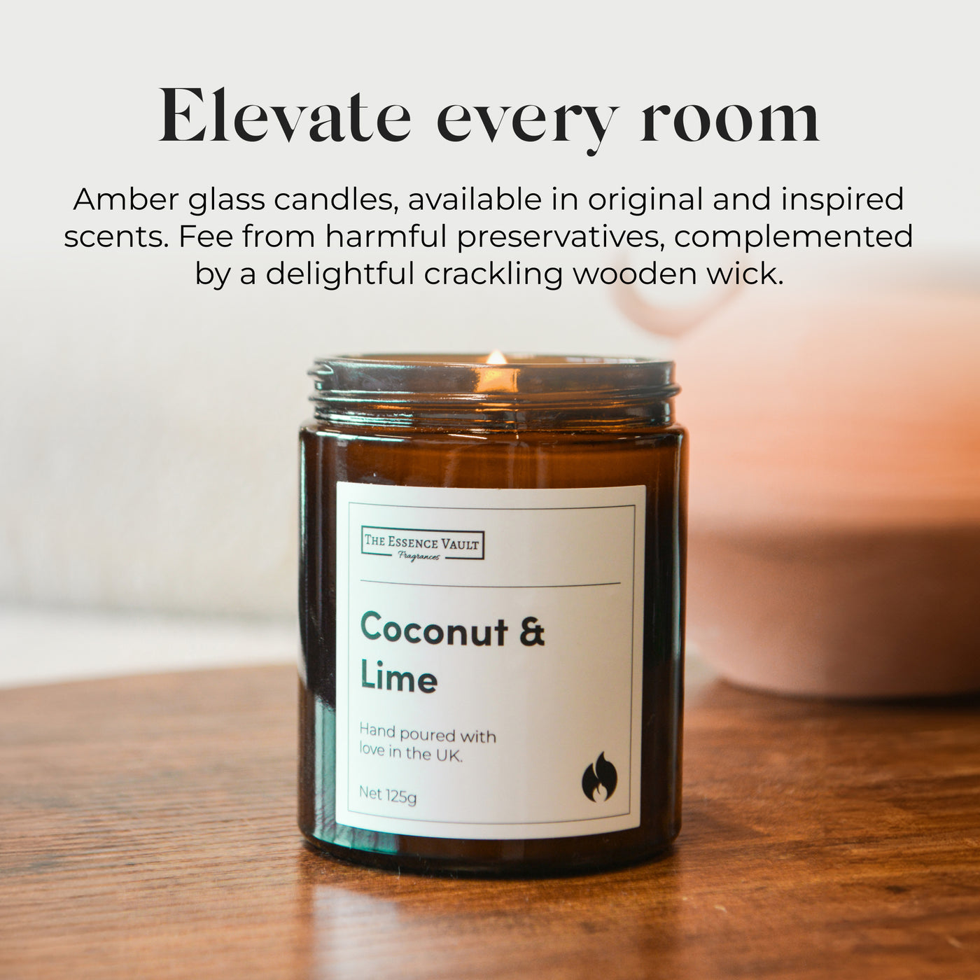 Inspired By Santal 33 - 421 - 25 Hour Candle